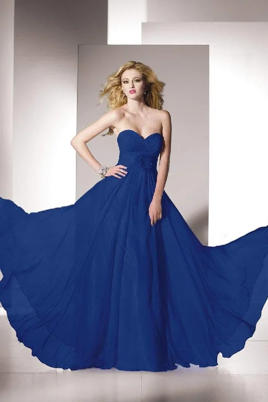 Formal Dress for Formal DancesAlyce Paris - B'Dazzle - Strapless Chiffon Long Gown 35418SC