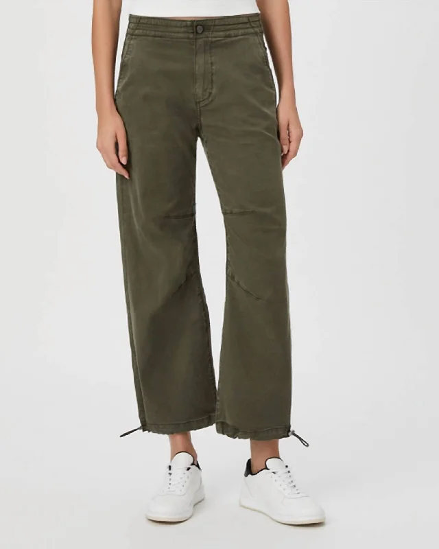 women's distressed denim pantsReid Jogger Pants In Vintage Forester Green