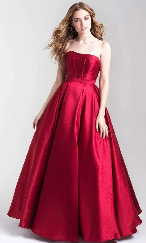 Formal Dress for Oscar NightsMadison James - 20-323SC Corset Bod Voluminous Strapless Gown