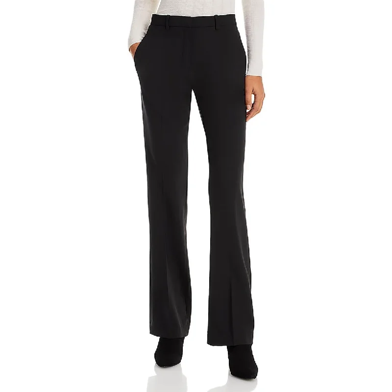 women's patched pantsWomens Wool Slim Flared Pants