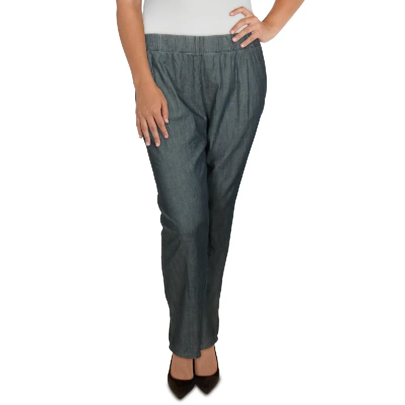 women's leggingsPlus Womens Cotton Tapered Ankle Pants