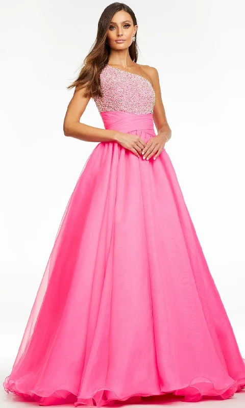 Formal Dress for Museum GalasAshley Lauren - One Shoulder Ballgown 11127