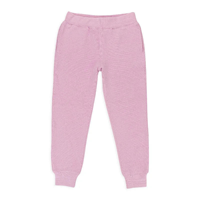 women's sophisticated pantsCALLIPYGIAN RIB SANDY PINK WOMEN'S JOGGERS & SWEATPANTS