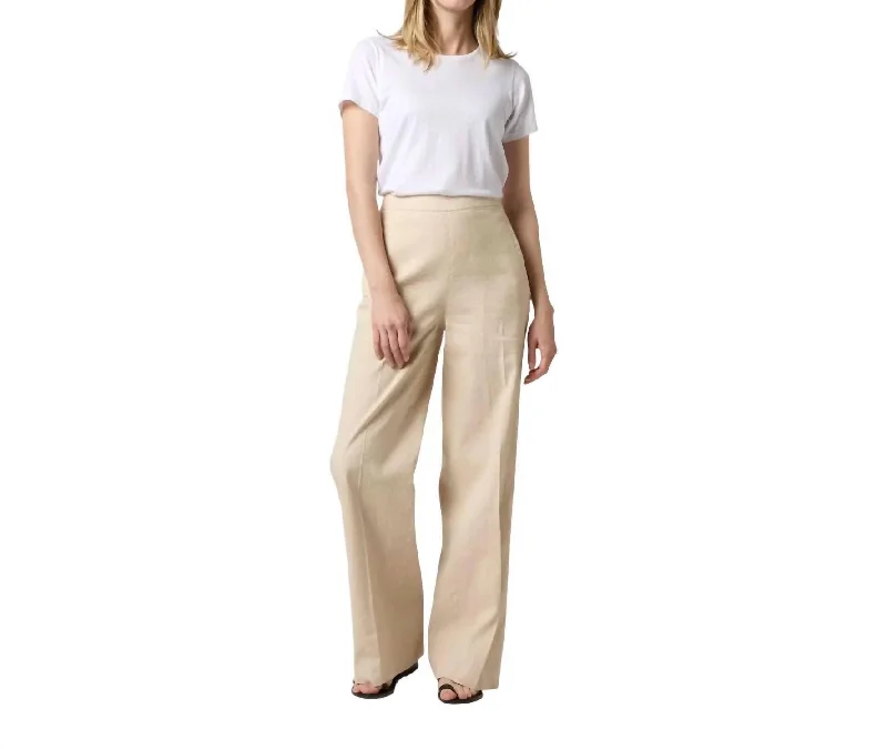 women's skinny pantsHutton Pant In Sand Stretch Cotolino