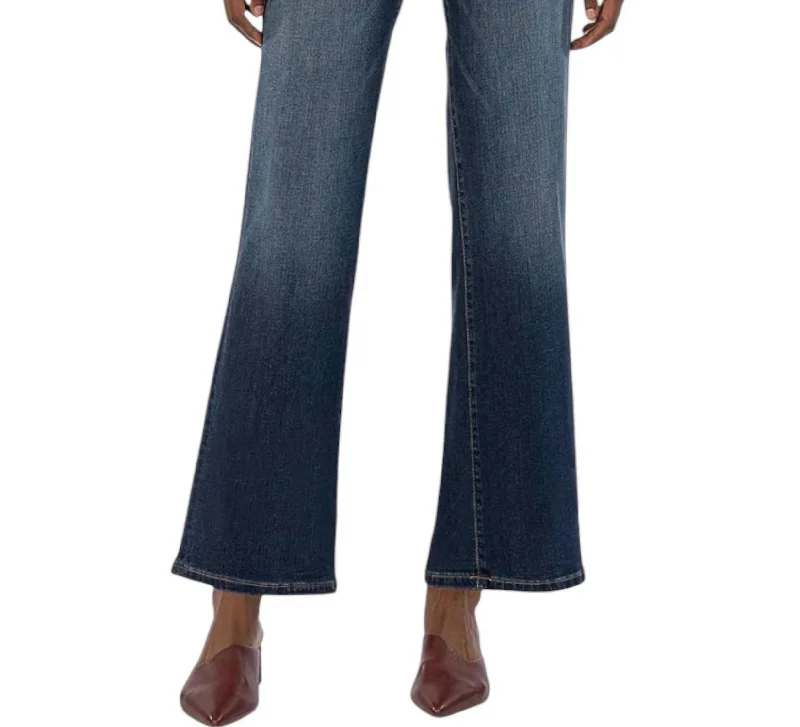 women's mid-rise pantsCharlotte High Rise Jeans In Resolved With Dark Stone Base Wash