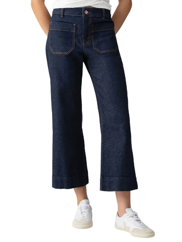 women's leather pantsMarine Denim Pants In Magnetic