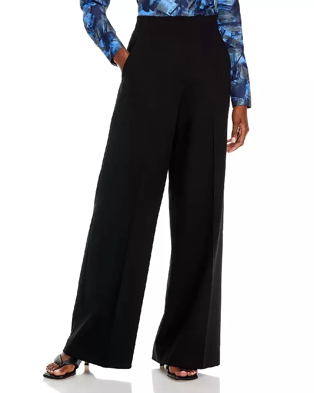 women's cargo pantsThames Wide Leg Pants In Black