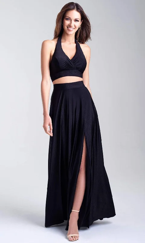 Formal Dress for Formal Day EventsMadison James - 20-318SC Sleeveless Open Back Two Piece Gown