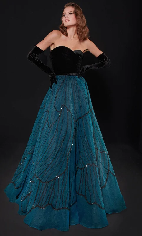 Formal Dress for PageantsMNM COUTURE N0518 - Embellished A-Line Gown