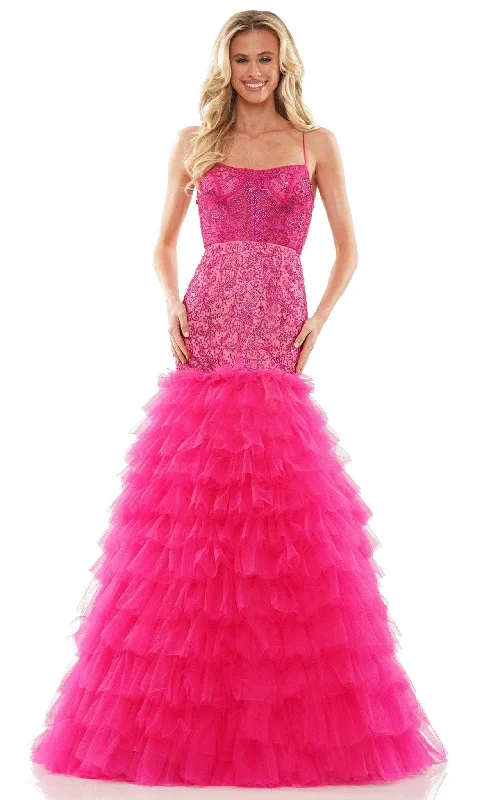 Formal Dress Shopping GuidesColors Dress 2965 - Frilled Tulle Gown