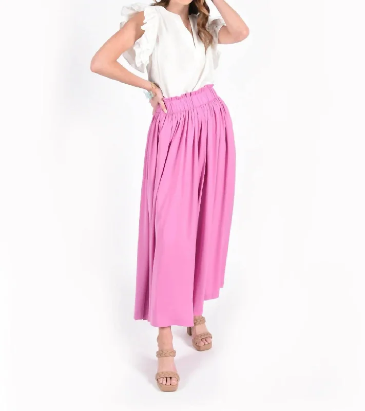 women's petite pantsPalazzo Pant In Opera Mauve