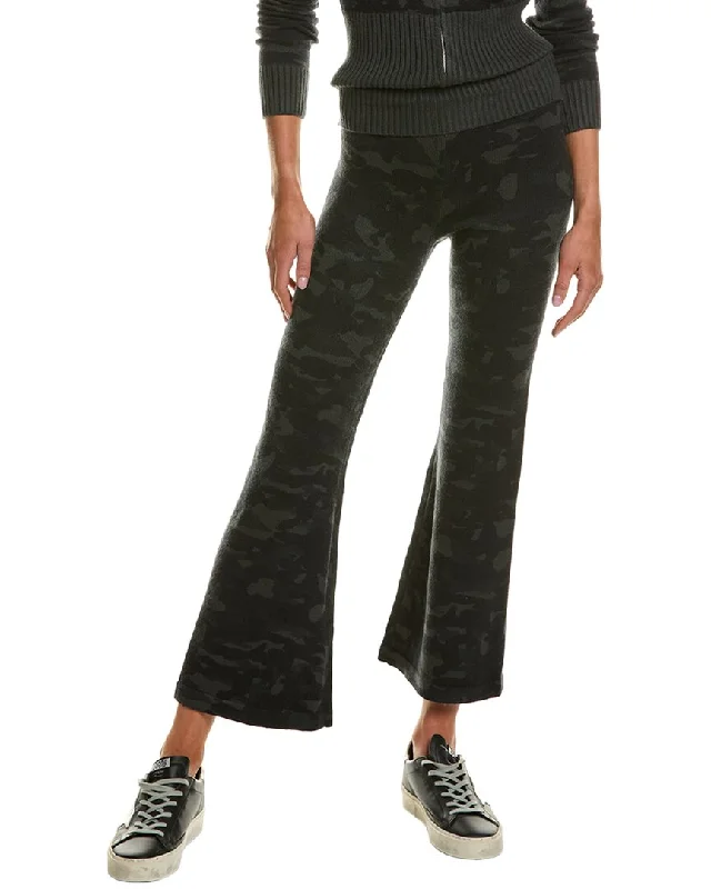 women's spring pantsVintage Havana Slim Fit Knit Fold-Over Flare Pant