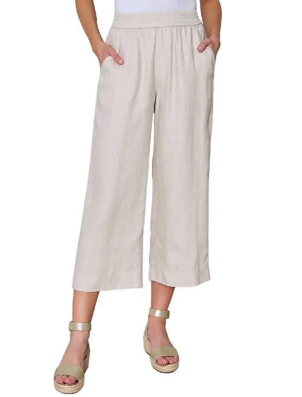 women's clubbing pantsCity Pants In Flax