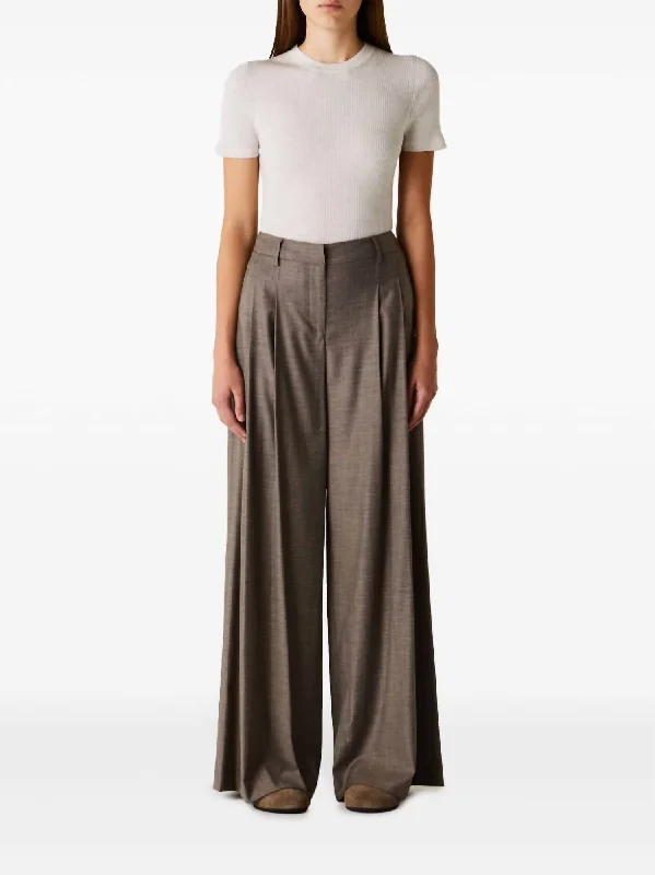 women's flare pantsDidi Wide Leg Pants In Taupe