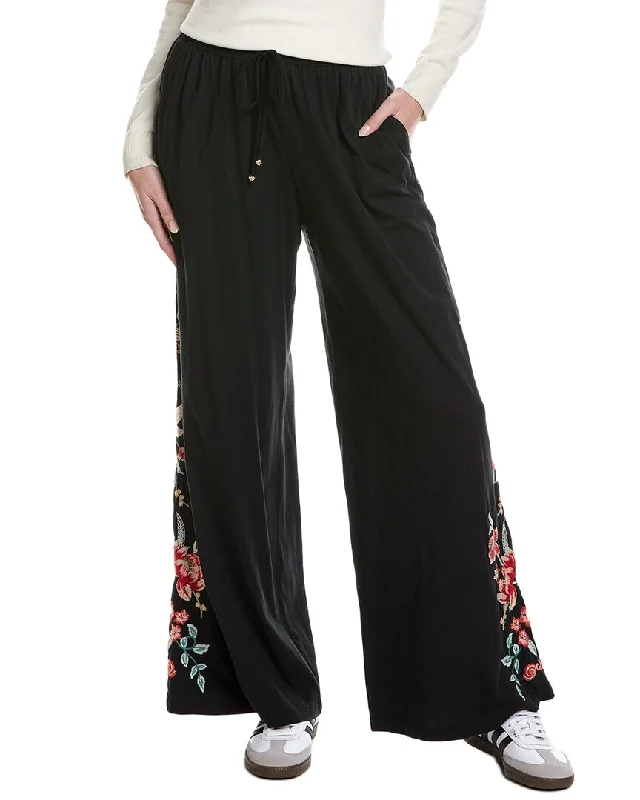 women's wool pantsJohhny Was Wide Leg Knit Pant