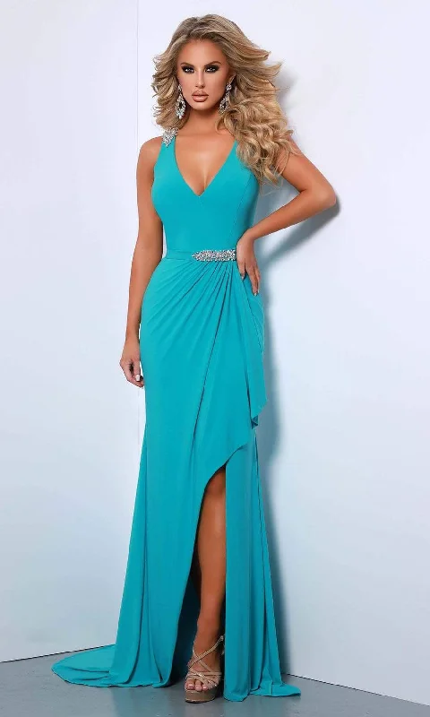 Formal Dress for Costume BallsJohnathan Kayne - 2432 Sleeveless Ruffle Skirt Gown