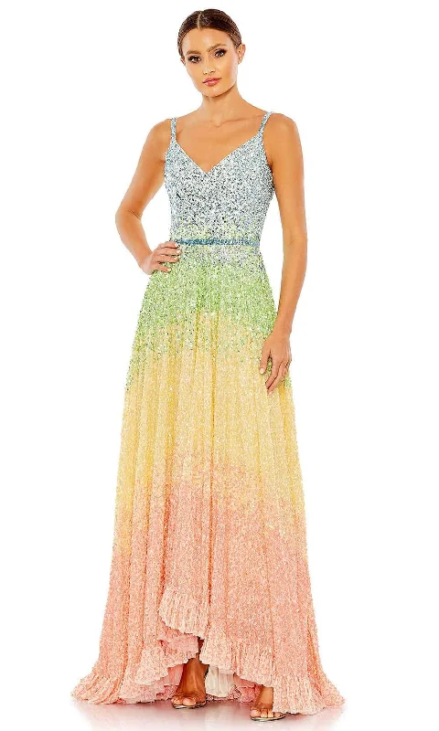 Formal Dress for Business EventsMac Duggal 5691 - Sequined Sleeveless Gown