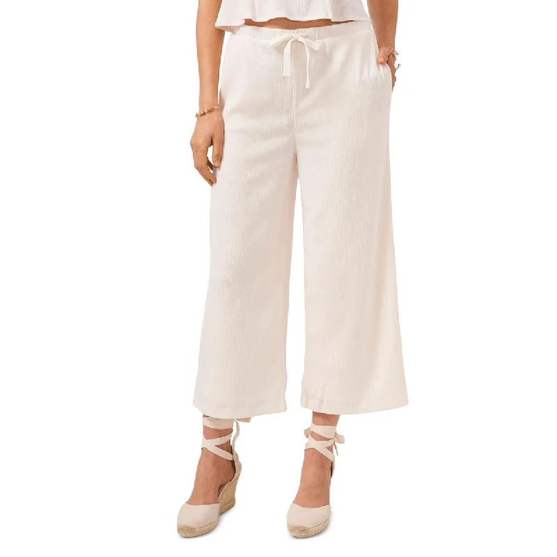 women's short pantsWomens Wide Leg Crop Trouser Pants