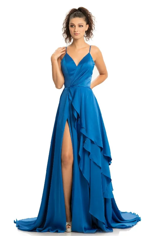 Formal Dress for GraduationsJohnathan Kayne - Sleeveless Silky Charmeuse Gown 9033SC