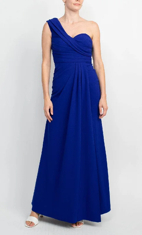 Formal Dress for Urban ThemesBetsey and Adam A24484 - One Shoulder Sweetheart Formal Dress