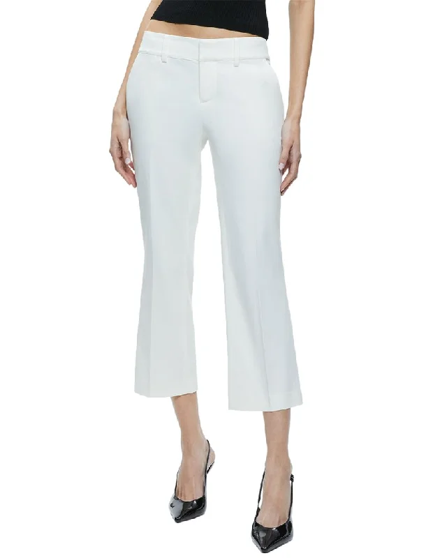 women's trendy pantsalice + olivia Janis Low-Rise Cropped Flare Pant