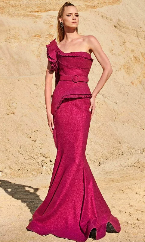 Formal Dress for Polo MatchesMNM COUTURE 2771 - Peplum Gown