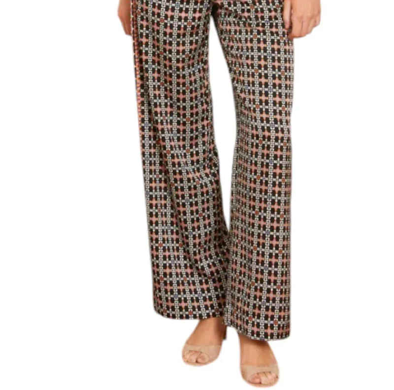 women's solid-color pantsHaven Pants In Modern Geo