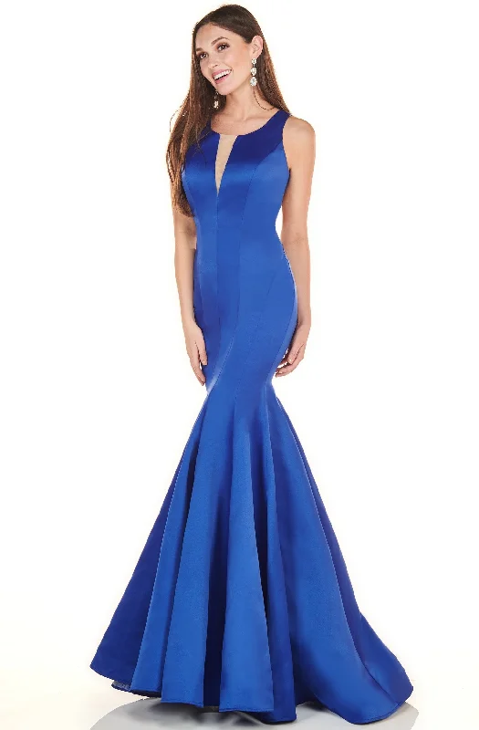 Affordable Formal Dress OptionsRachel Allan Homecoming 4156 - Sleek Illusion Plunge Mermaid Gown