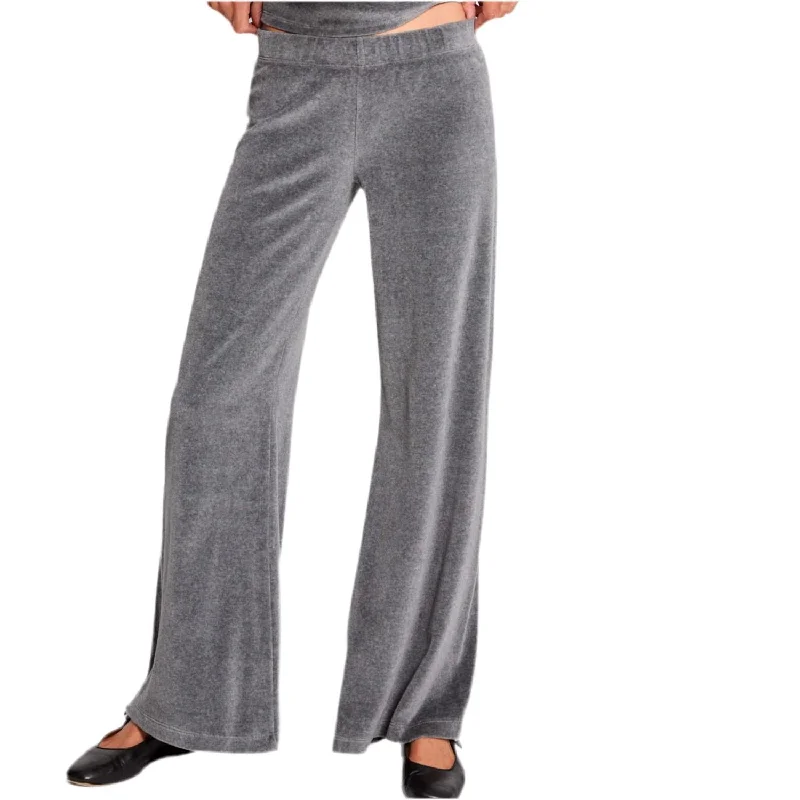 women's running pantsLito Low Rise Flare Pants In Charcoal