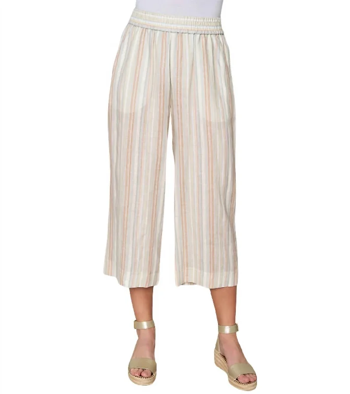 women's sophisticated pantsStriped City Pants In Yarn Dye Stripe