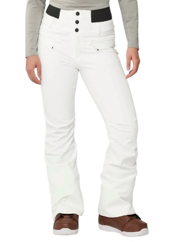 women's bootcut pantsWomen's Rising High Pant Snow Pant In Wbb1- Bright White