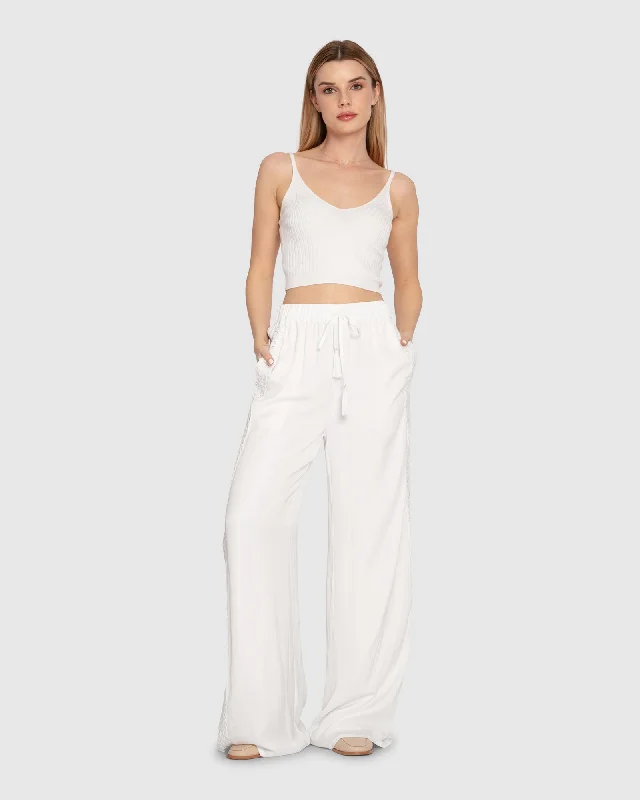 women's low-rise pantsEverywhere All At Once Wide Leg Pant