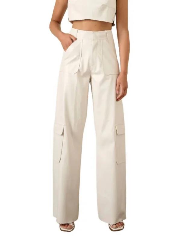 women's hot pantsKure Trousers In Pearl