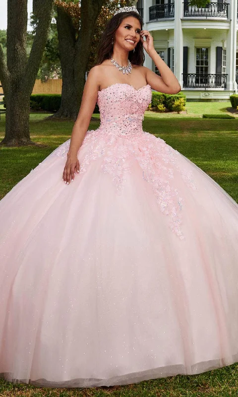 Formal Dress Trends 2023Rachel Allan Rq1113 - 3D Floral Applique Ballgown