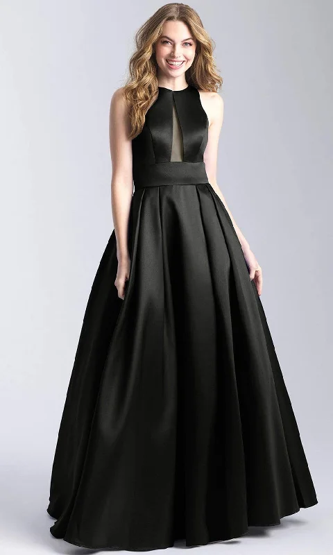 Formal Dress for Art GalleriesMadison James - 20-341SC Sleeveless Mikado Pleated Gown