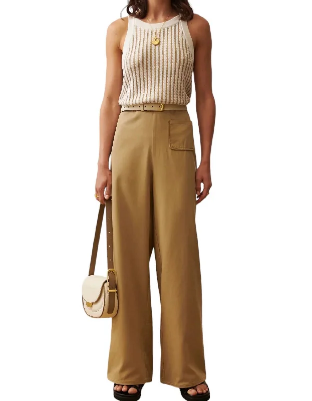 women's sustainable pantsThe Lusia Pants In Hazel