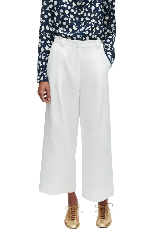 women's low-slung pantsCrew Pant In White