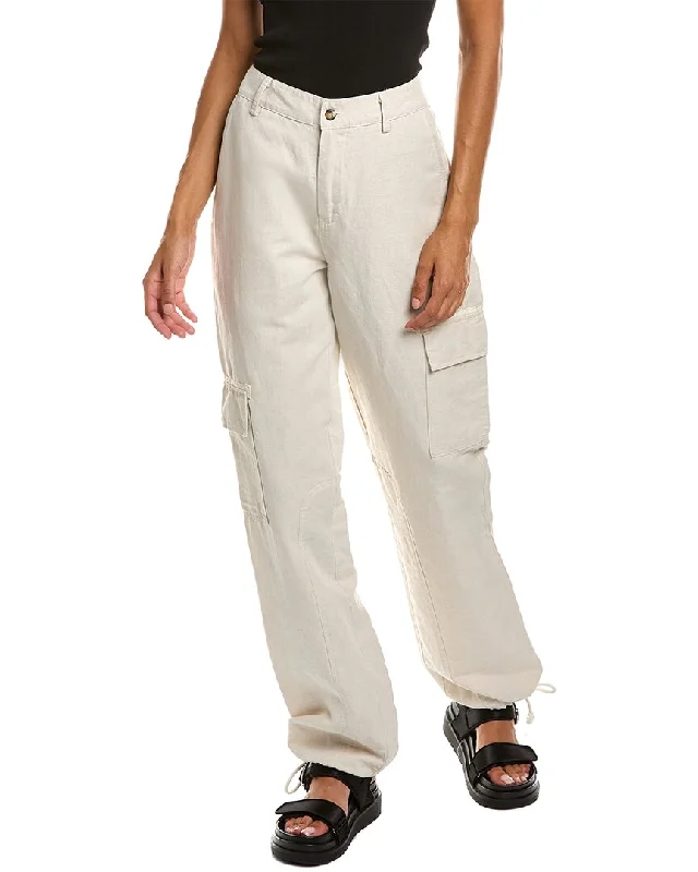 women's party pantsBurning Torch Heartland Linen-Blend Cargo Pant