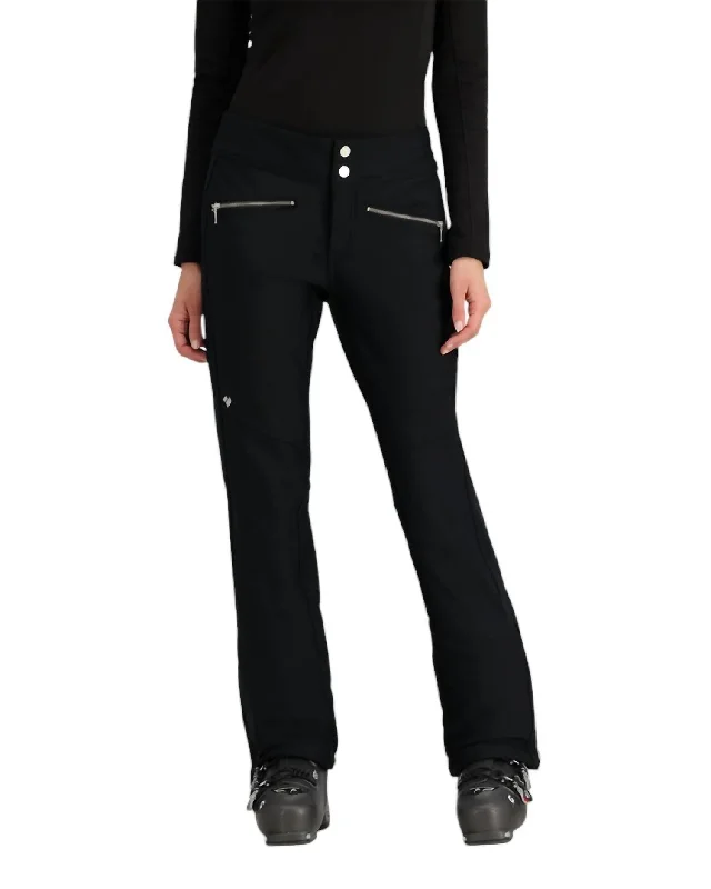 women's mid-rise pantsClio Softshell Pant In Black