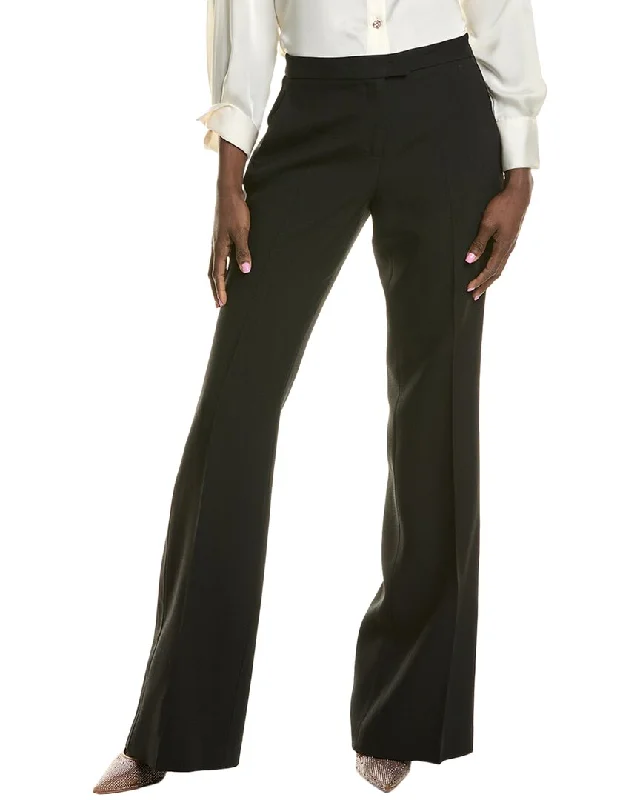 women's high-slung pantsMichael Kors Sable Haylee Tuxedo Silk & Wool-Blend Pant