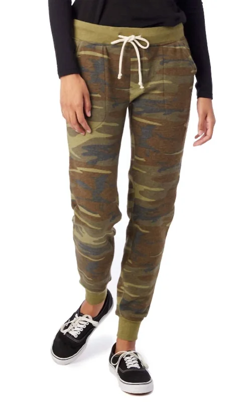 women's hot pantsFleece Jogger Pant In Camo