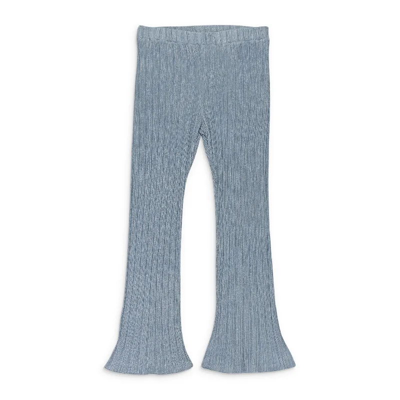 women's wedding pantsCALLIPYGIAN LUREX CRINKLE PALE BLUE WOMEN'S STRAIGHT PANTS