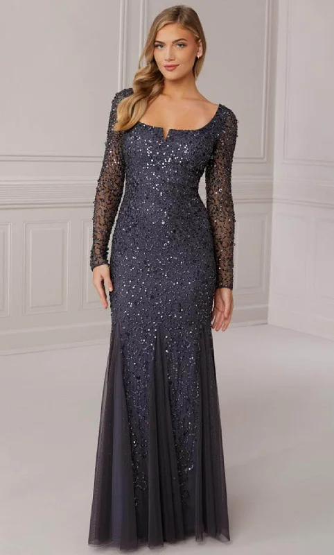 Formal Dress for New Year's EveAdrianna Papell Platinum 40420 - Trumpet Gown