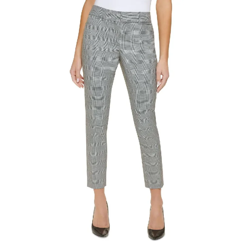 women's linen pantsWomens Knit Office Ankle Pants