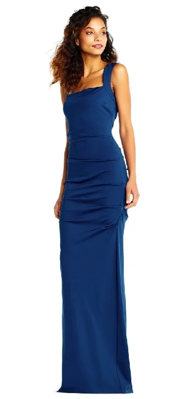 Formal Dress Shopping GuidesAdrianna Papell - Square Neck Cutout Back Draped Gown AP1E202260SC