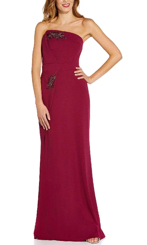 Formal Dress for EveningsAdrianna Papell AP1E207890 - Strapless Sheath Long Gown