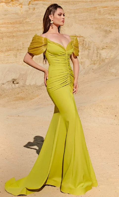 Formal Dress Shopping GuidesMNM COUTURE 2774 - Off Shoulder Gown