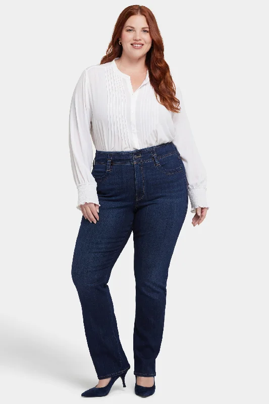 women's denim jeans for autumnMarilyn Straight Jeans In Plus Size - Northbridge