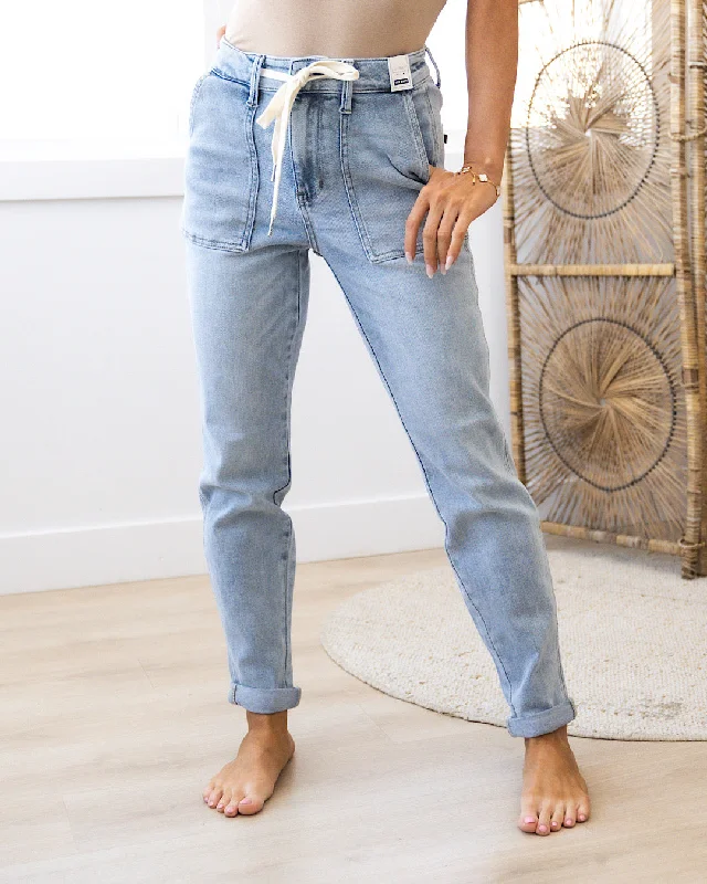 women's denim jeans for travelJudy Blue Jody Non Distressed Jogger Jeans FINAL SALE