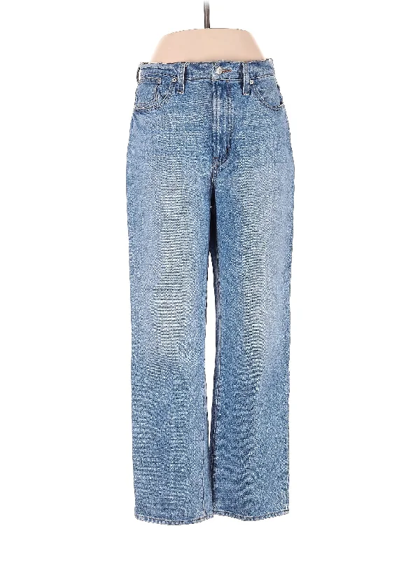 women's black denim jeansHigh-Rise Wide-leg Jeans in Light Wash